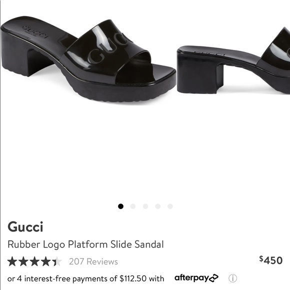 Gucci rubber platform sandal - Picture 9 of 9